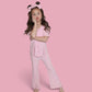 PINK ROSE DREAM GIRL'S FLARE SET