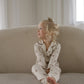 Girl's Bamboo Button Up Lounge Set | Gingersnap