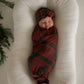 Bamboo Swaddle | Christmas Plaid