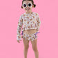 BLOSSOMIN’ BUTTERFLY DREAM 2-PIECE RASH GUARD RUFFLE SWIM SUIT