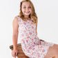First Bell Blooms Tank Shorty Romper