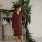 Bamboo Sleeping Dress | Christmas Plaid