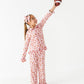 Friday Night Florals Ruffle Button Up Set (EST SHIP TIME 2-3 WEEKS)