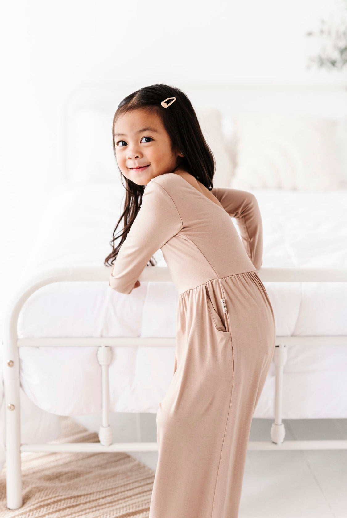 Sand Neutrals Wide Leg Romper