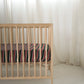 Muslin Crib Sheet | Holiday Stripe