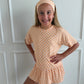 Orange Peplum Set