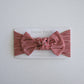 Bamboo Head Wrap | Peppermint Stripe Ribbed