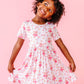 When Pigs Fly Short Sleeve Ruffle Dress