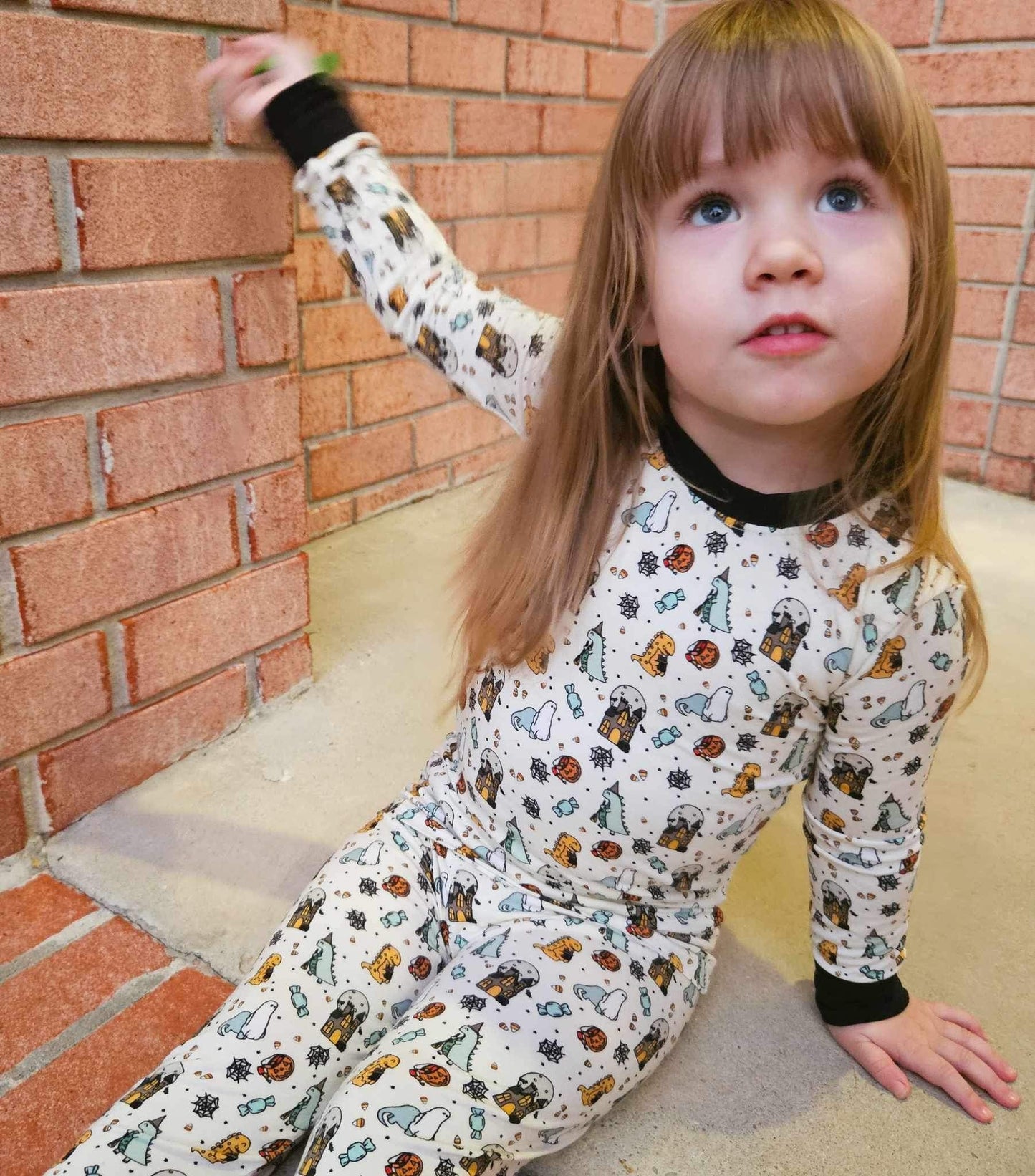 Trick-o-Saurus Halloween 2 Piece Pajamas