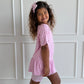Pink Peplum Set