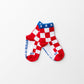 Red white & check
