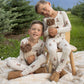 Bamboo Two Piece Pajamas | Santa Teddy