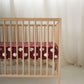 Muslin Crib Sheet | Vintage Santa