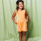Peach Tank Shorty Romper