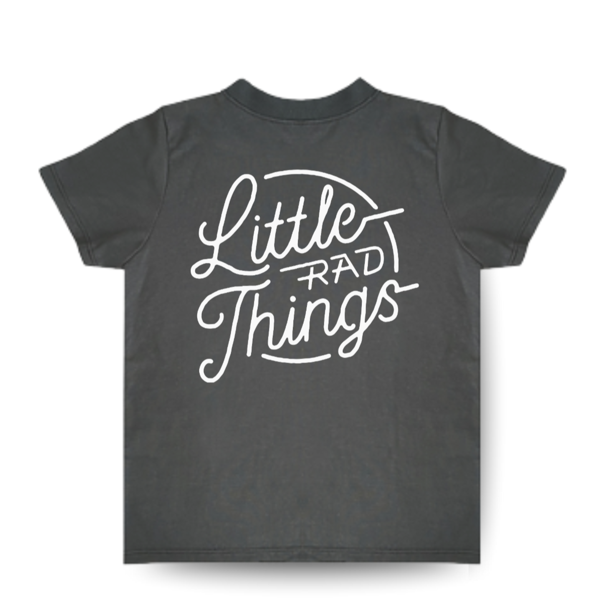 RAD CIRCLE LOGO TEE - SMOKE