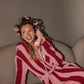 *PRE-ORDER* Adult Robe | Sugar Plum Stripe