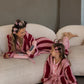 Children's Robe | Sugar Plum Stripe
