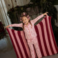 *PRE-ORDER* Plush Blanket | Sugarplum Stripe
