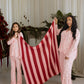 *PRE-ORDER* Plush Blanket | Sugarplum Stripe