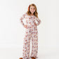 Autumn Ribbons Wide Leg Romper