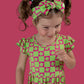 WILD DAISY CHECKERS DREAM RUFFLE DRESS