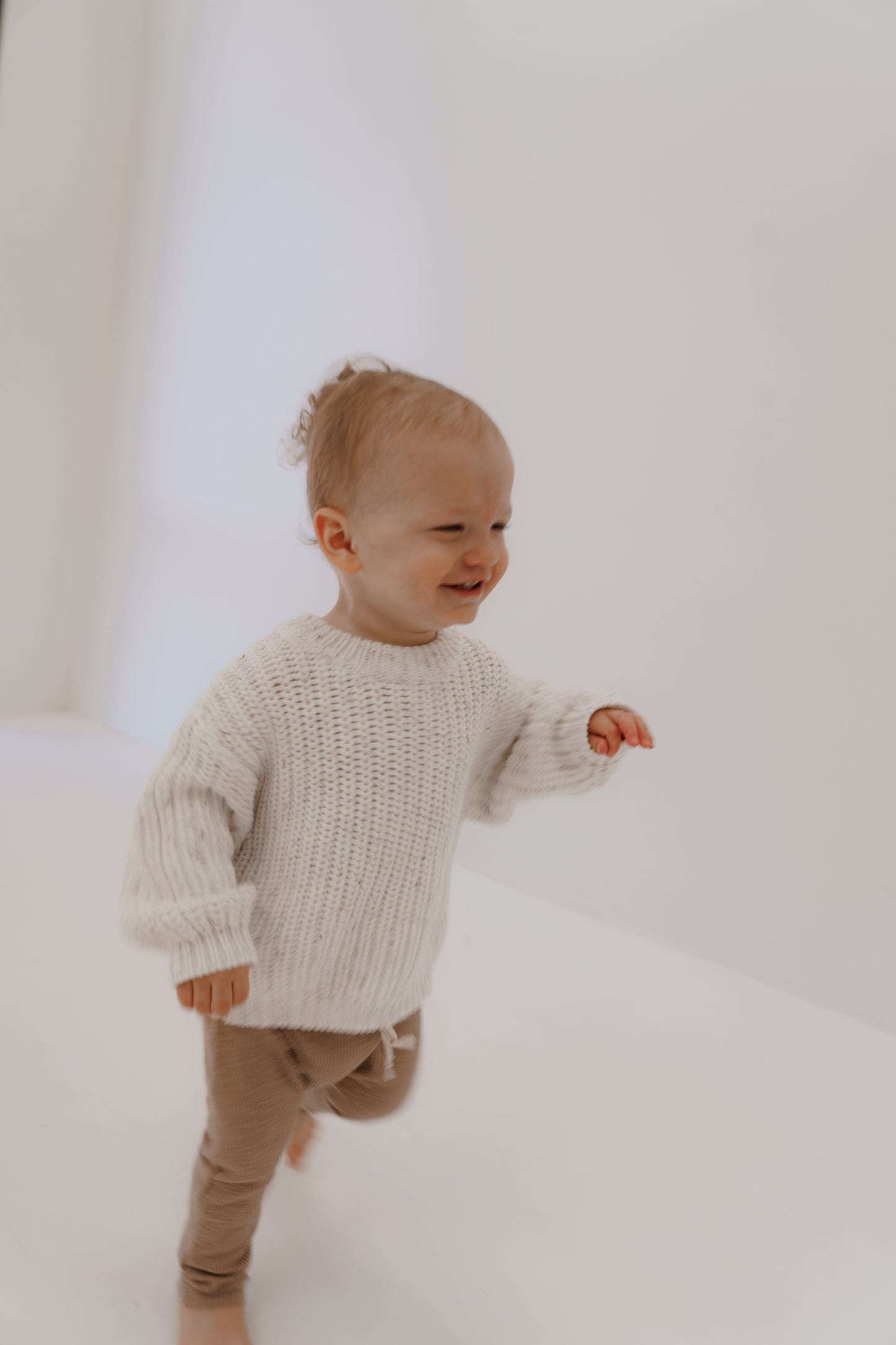 Child Knit Sweater | Cloud Confetti