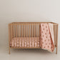 Muslin Crib Sheet | Pink Lottie