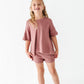 Mesa Drawstring Waffle Knit Set