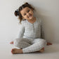 Bamboo Two Piece Pajamas | Foggy Grid