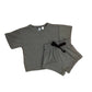 Charcoal Grey Short Set