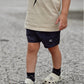 Acid Washed Checkered Board Shorts