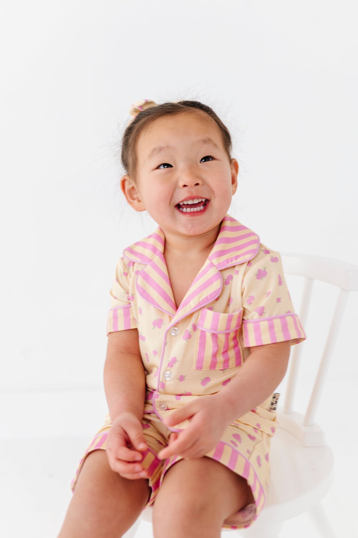 Buttercream Blossoms Button Up Short Set