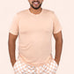 SANDY CHECKERS SHORT SLEEVE MEN'S DREAM JOGGER SET