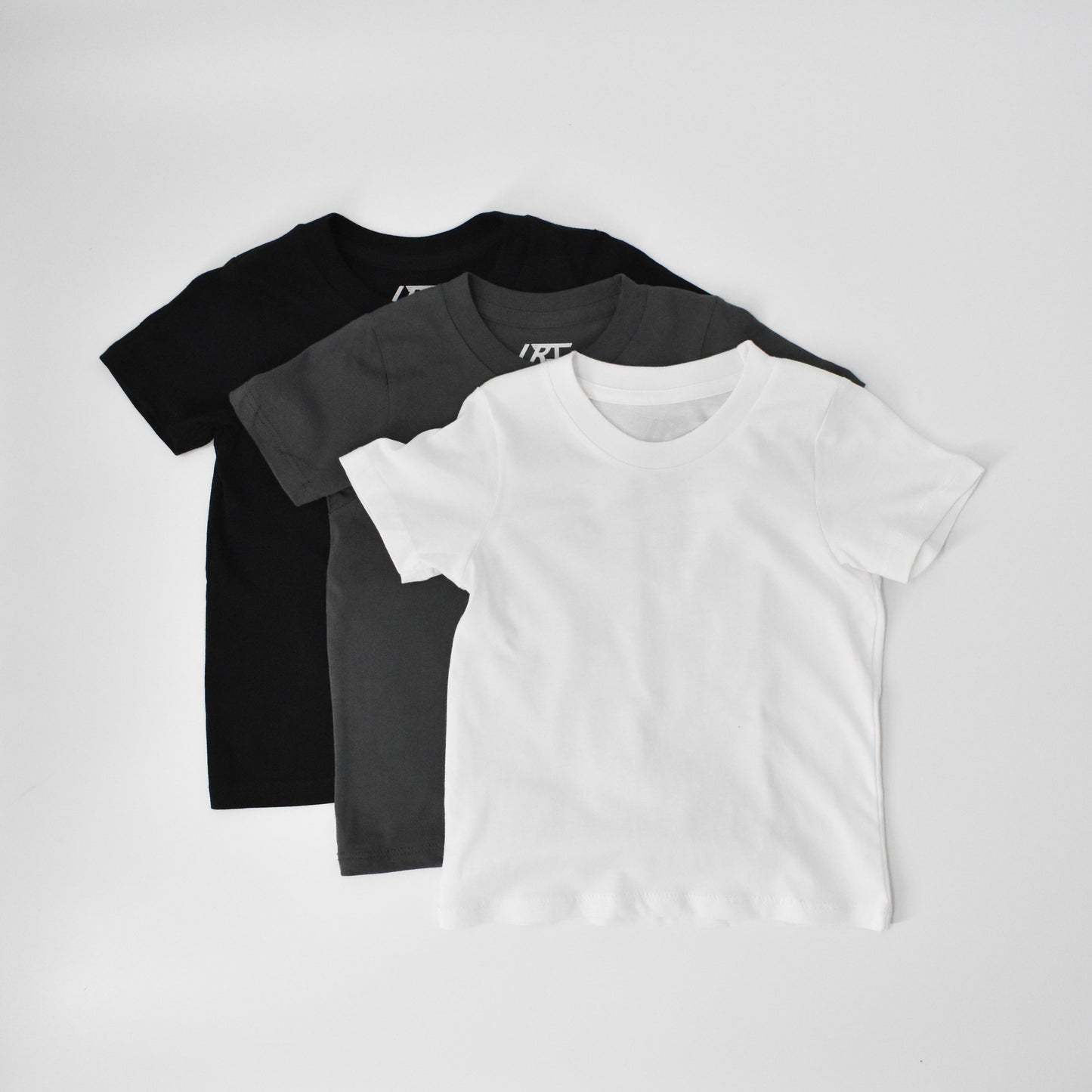 3-PACK RAD ORGANICS TEES - MONOCHROME