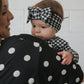 Bamboo Head Wrap | Black Gingham
