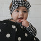Bamboo Head Wrap | Black Gingham