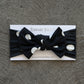 Bamboo Head Wrap | B&W Polka Dot