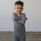 Bamboo Two Piece Pajamas | Black Gingham