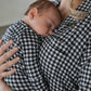 Women's Bamboo Button Up Lounge Set | Black Gingham