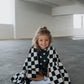 Girl's Bamboo Short Set | B&W Polka Dot