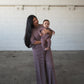 Bamboo Zip Pajamas | Maroon Stripe