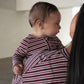 Bamboo Zip Pajamas | Maroon Stripe