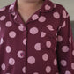 Girl's Bamboo Button Up Lounge Set | Heather Rose Dot