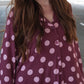 Women's Bamboo Button Up Lounge Set | Heather Rose Dot
