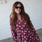 Women's Bamboo Button Up Lounge Set | Heather Rose Dot
