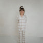 Girl's Bamboo Button Up Lounge Set | Ellis Plaid