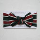 Bamboo Head Wrap | Holiday Stripe