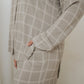 Women's Bamboo Button Up Lounge Set | Linen Grid