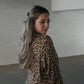 Women's Bamboo Button Up Lounge Set | Leopard