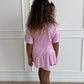 Pink Peplum Set